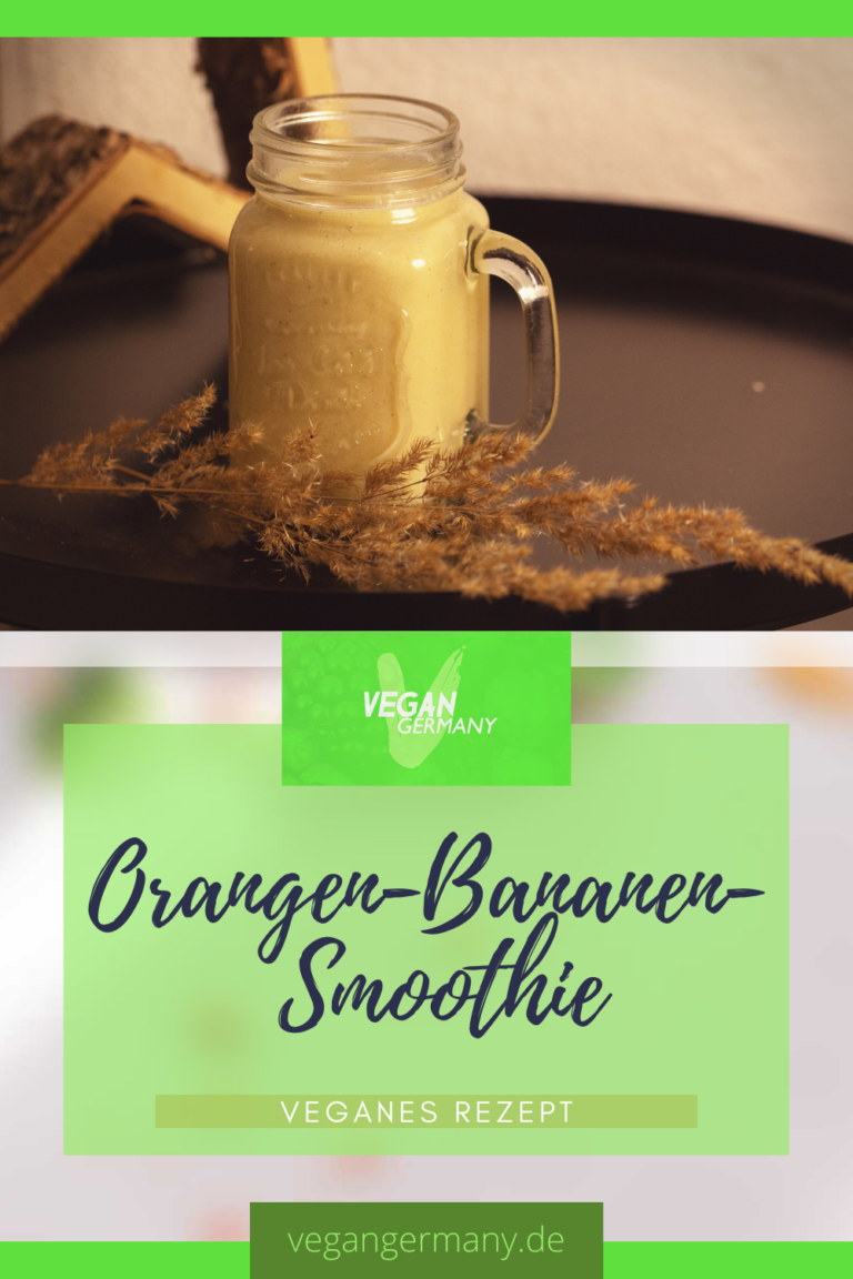 Orangen-Bananen-Smoothie - Vegan Germany